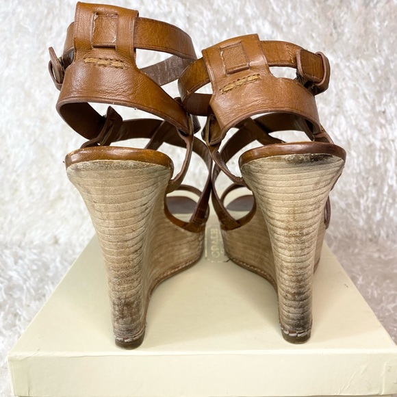 Coach Macey Vachetta Wedge Sandal in Women’s Size 7.5 - Picture 3 of 6